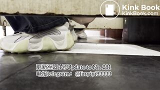 Beautiful girl poops in the toilet 71