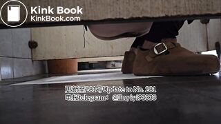 Beautiful girl poops in the toilet 72