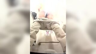 Girl Chinese pooping pis toilet.M01