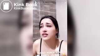 Instagram Latina girl has to poop