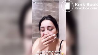 Instagram Latina girl has to poop