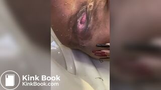 Ebony Girl Quick Shit