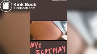 Beautiful teen girl takes multiple shits dropping big l