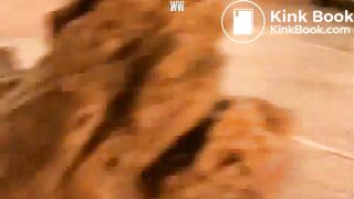 Two hot babes pooping