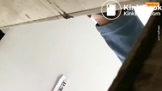 Girl Chinese pooping pis toilet.G03