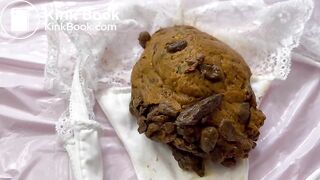 Lace panties messing