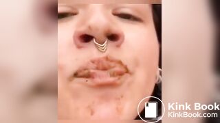 eating shit from porta potty 2