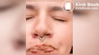 eating shit from porta potty 2