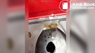 eating shit from porta potty 2