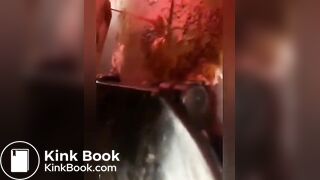 eating shit from porta potty 2