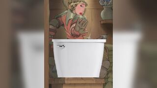 Girl Zelda has diarrhea