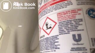 big logs in toilet - video 2