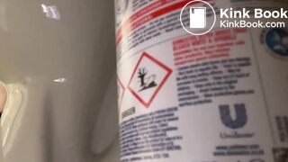 big logs in toilet - video 2