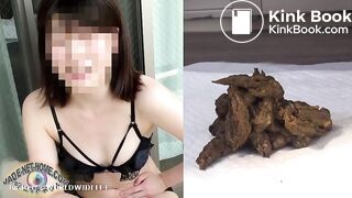 The clips of Nakamichi Kaho-chan's poops at home 2