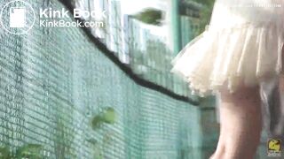 Japanese relieves herself outdoor [PM105]