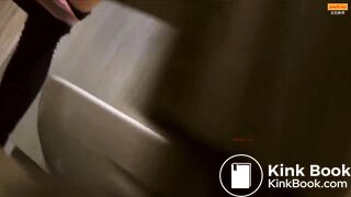 Girl Chinese pooping pis toilet AZ_06