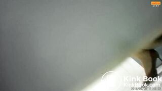 Girl Chinese pooping pis toilet JA_18