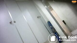 Girl Chinese pooping pis toilet JA_18