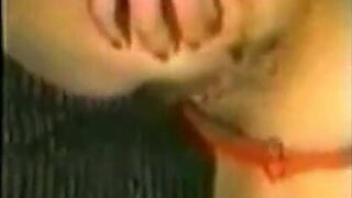 Dirty whore wife panty shit and play all week