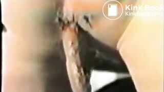 Dirty whore wife panty shit and play all week