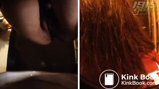 Girl Chinese pooping pis toilet AZ_07