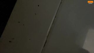 Girl Chinese pooping pis toilet JA_09