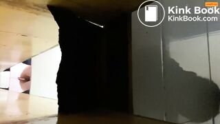 Girl Chinese pooping pis toilet JA_09