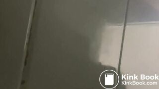 Girl Chinese pooping pis toilet JA_09