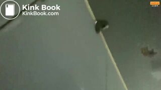 Girl Chinese pooping pis toilet JA_09