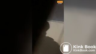 Girl Chinese pooping pis toilet JA_09