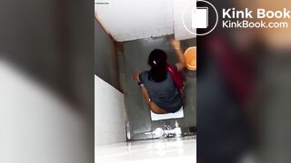 Indian aunty toilet peeing hidden captured