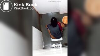 Indian aunty toilet peeing hidden captured