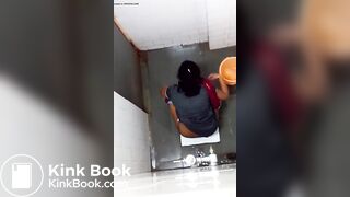 Indian aunty toilet peeing hidden captured