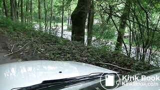 Girl Shitting on a Car