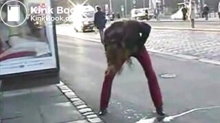 PPG - Marina public red pants wetting