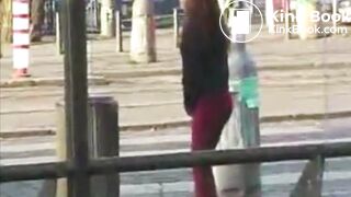 PPG - Marina public red pants wetting