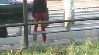 PPG - Marina public red pants wetting