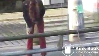 PPG - Marina public red pants wetting