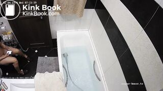 Woman pooping in Toilet 310