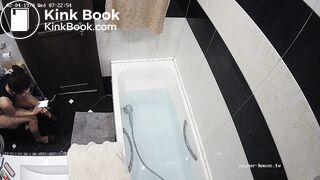 Woman pooping in Toilet 310