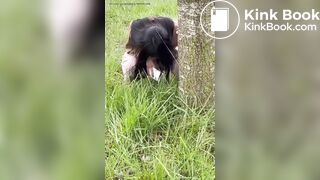 Latina Instagram girl poops outside