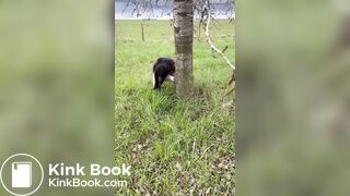 Latina Instagram girl poops outside