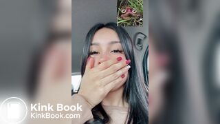 IG Model takes a dump outside