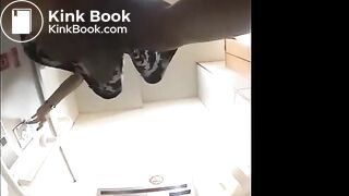 Girl Chinese pooping pis toilet.D05