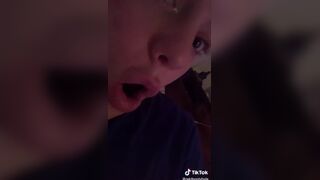 Ginger girl farting and burping