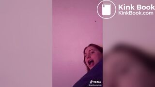 Ginger girl farting and burping