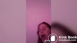 Ginger girl farting and burping
