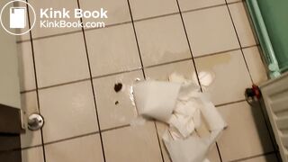 Shit on public floor