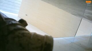 Girl Chinese pooping pis toilet.Y01