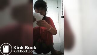 Cute chinese pooping - video 2